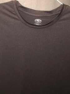 Athletic Works Large 90poly/10spand Black SS Shirt - Foto 1 di 3