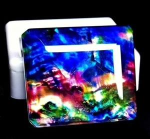 Doublet 29.75 Ct EGL Certified Natural Ammolite Opal-Like Organic Loose Gemstone - Picture 1 of 9