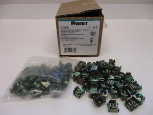 PANDUIT CNBK 1 KIT BONDING CAGE NUT ASSEMBLY 50 PACK MIN TORQUE 36 IN/LB - Picture 1 of 4