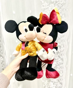 Japan Disney FuRyu Mickey Minnie Promi Foto Paar Maskottchen Plüsch Puppe Spielzeug - Bild 1 von 3