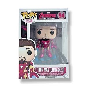 Funko Pop! Vinyl: Marvel - Iron Man - (Unmasked) #94 - w/ Protector Brand New - Picture 1 of 7