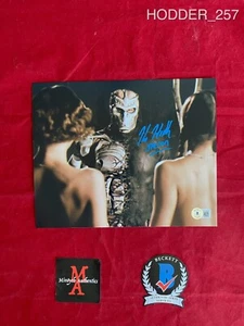 ¡FOTO FIRMADA DE KANE HODDER AUTOGRAFIADA 8x10! ¡JASON! ¡VIERNES 13! ¡AUTENTICIDAD BECKETT! - Imagen 1 de 3
