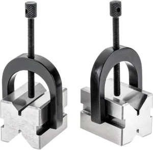 Grizzly Industrial H5608 - V-Block Pair w/Clamps 1-5/8" - Picture 1 of 1