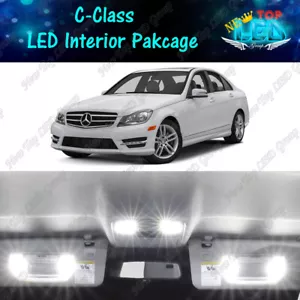 CANBUS White LED Interior Lights Kit For 2008-2014 Mercedes Benz W204 C250 C300 - Picture 1 of 12
