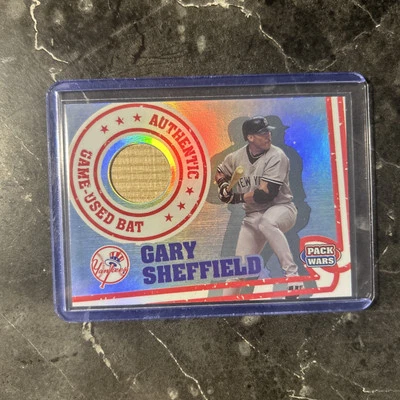 2005 Topps Pack Wars Gary Sheffield Game Used Bat #PWR-GS - Image 1 of 2