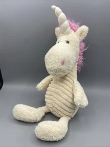 Jellycat Unicorn Snagglebaggle Ursula Plush Stuffed Horn Cream Pink Mane 15” - Picture 1 of 8