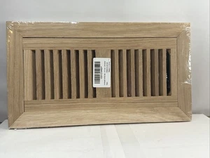 Registro de piso de madera Homewell (roble, arce, nogal), ventilación de montaje empotrado, sin terminar - Imagen 1 de 5