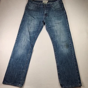 Jeans Ecko Unltd uomo 34 blu denim vestibilità rilassata gamba dritta hip hop y2k - Foto 1 di 12