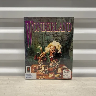 Virgin Mastertronic Wonderland MS-DOS IBM 5.25" Big Box PC Game 1990 Sealed - Image 1 of 4
