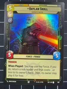 Star Wars Unlimited - x3 Baylan Skoll Foil 687 - Imagen 1 de 1