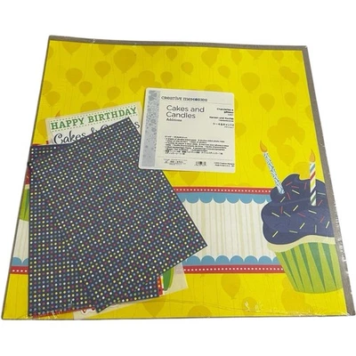 Papel adiciones para pasteles y velas Creative Memories 12x12, tapetes para fotos, pegatinas Foto 1 de 4
