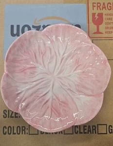 4 Gaolinci Cabbage Series Cartoon Ceramic Dinner Plates Pink NIB FREE SHIPPING! - Picture 1 of 3