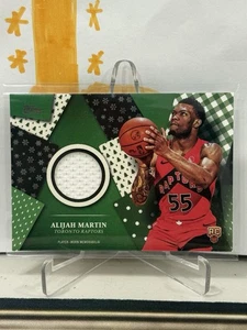 2025-26 Topps Holiday Basketball Raptors Alijah Martin RC Patch Card Game Worn - Bild 1 von 2