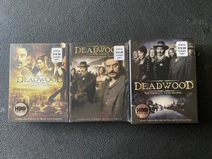 Deadwood - Seasons 1 - 3 (Brand New Sealed) Complete Series DVD Box Sets - Picture 1 of 2