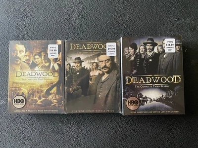 Deadwood - Seasons 1 - 3  (Brand New Sealed) Complete Series DVD Box Sets - Image 1 of 2