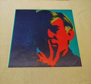 Póster de arte pop autorretrato de Andy Warhol vintage de los años 80 litografía offset enmarcada - Imagen 1 de 17