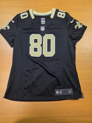 New Orleans Saints Football Jersey Womens Medium Black NFL Nike Jimmy Graham - Изображение 1 из 4