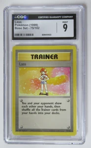 1999 Pokemon Base Set Trainer Lass 75/102 CGC 9 - Bild 1 von 3