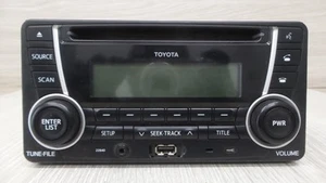 TOYOTA KLUGER STEREO/HEAD UNIT SINGLE DISC CD PLAYER (P/N ON FACE 22840), GSU40- - Picture 1 of 4