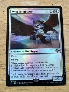 Aven Interrupter Outlaws of Thunder Junction Foil MTG OTJ Magic The Gathering NM - Picture 1 of 2