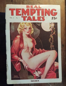 Tempting Tales Vol 2 No. 1 (1935 Consolidated Magazines) comic books Pulp Girlie - Picture 1 of 8
