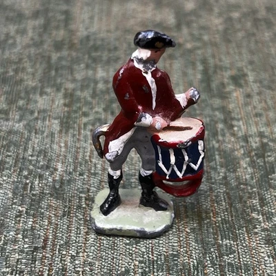 Estatuilla de soldado de juguete de colección que representa a un baterista de guerra revolucionaria, 1,5 pulgadas. Foto 1 de 4
