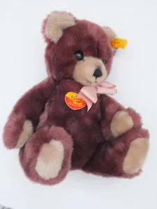 STEIFF - Oso Petsy - Botón - Móvil - Color: Morado - 26cm - 0237/28 - Imagen 1 de 9