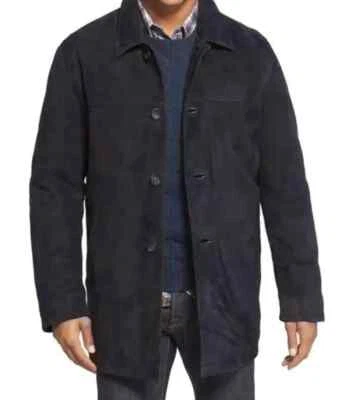 Chaqueta BRIONI For Neiman Marcus Reversible Cuero Cachemira Grande Verde Negra Foto 1 de 4