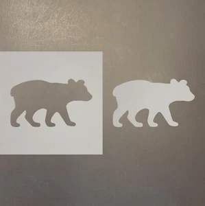 Suministros de arte de pintura con aerógrafo plantilla Mylar de plástico Bear 3 - Imagen 1 de 1