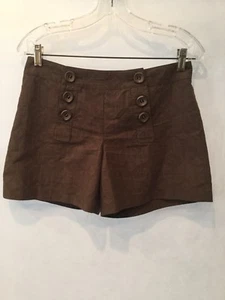 MILLY OF NEW YORK BROWN SHORTS- SIZE 2 - Picture 1 of 3