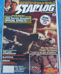 Starlog Magazine #80 Marzo 1984 Il Ritorno dello Jedi Star Trek 3 Last Starfighter - Foto 1 di 8