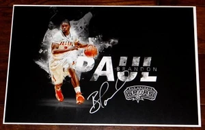 SAN ANTONIO SPURS BRANDON PAUL SIGNED 12X18 PHOTO NBA!!! - Picture 1 of 1
