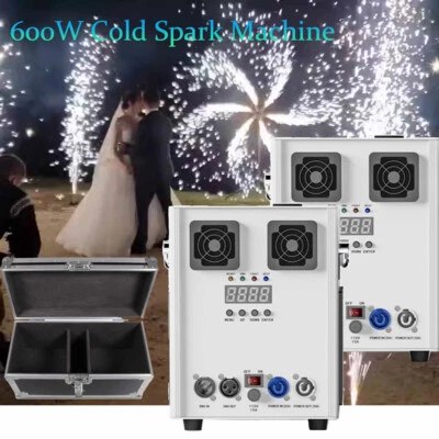 1-4PCS 700W Cold Spark Firework Machine Stage DJ Event Party Wedding DMX Machine - Image 1 of 4