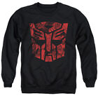 Transformers Sweatshirt Imprinted Autobot Logo Black Pullover