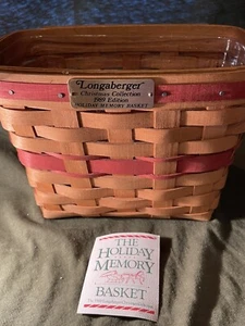 1989 EDITION - Longaberger Christmas Holiday Memory Basket -Christmas Collection - Picture 1 of 10