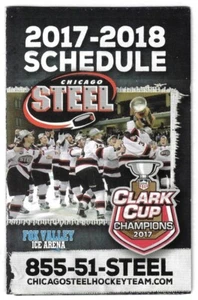 2017-18 Chicago Steel USHL Hockey Schedule !!! Midwest Orthopaedics - Picture 1 of 1