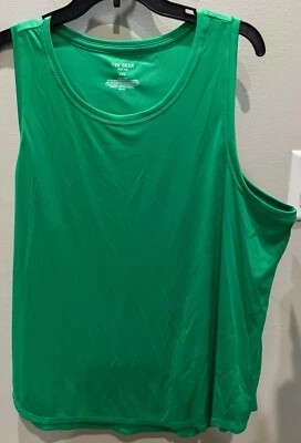 Camiseta sin mangas para mujer XL Tek Gear DryTek gimnasio entrenamiento XL absorbente de humedad nueva con etiquetas verde Foto 1 de 4