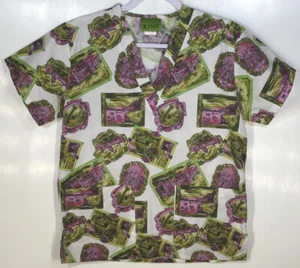 Top de mujer talla XS pinturas artísticas extra pequeñas campo pastoral europeo - Imagen 1 de 4