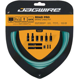Jagwire Pro Brake Cable Kit Road SRAM  Pre-stretched Bianchi Celeste