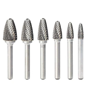 6-16mm TCT Carbide Alloy Rotary File Tool Point Burr Die Grinder Tool - Picture 1 of 18