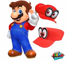 CAPPELLO SUPER MARIO ODYSSEY BROS CAPPY COSPLAY PER COSTUME HALLOWEEN CARNEVALE