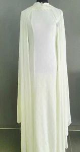 Damen Kleid Brautkleid Standesamt Abend Kleid Spitzekleid GR: 38-40 cremeweiß - Bild 1 von 6