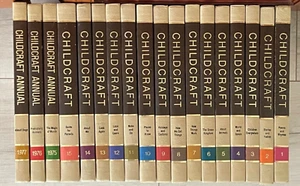 CHILDCRAFT Children Books Vintage 1975 Set 15 Plus 3 Annuals Encyclopedias - Picture 1 of 3