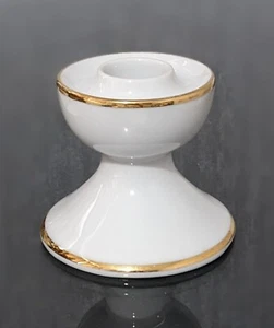 Winterling Bavaria White Porcelain Candlestick | Marktleuthen Germany - Picture 1 of 3