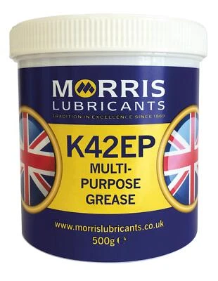 Morris K42EP General Multi Purpose Lithium EP Grease 500g - Bearings & Chassis - Image 1 of 4