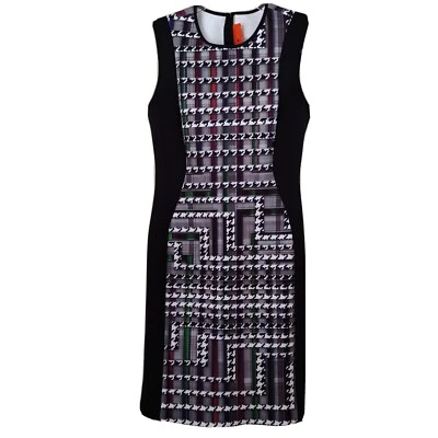 Vestido Vaina Clover Canyon Para Mujer Talla Mediana Trinity Corte Digital Pata de Gallo Foto 1 de 4