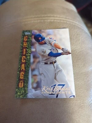 2018 TOPPS KRIS BRYANT HIGHLIGHTS KRIS BRYANT CHICAGO CUBS #KB-4 - Image 1 of 2