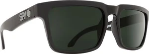 Spy Optics - Gafas de sol cuadradas con casco, negras HD+ gris feliz verde - Imagen 1 de 8