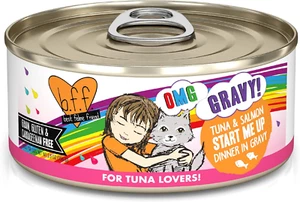 Weruva B.F.F. OMG - Best Feline Friend Oh My Gravy!, Tuna & Salmon Start Me up w - Picture 1 of 12
