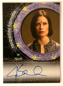 Stargate SG-1 Season 6 Autograph Card A39 Jaqueline Samuda as Nirrti